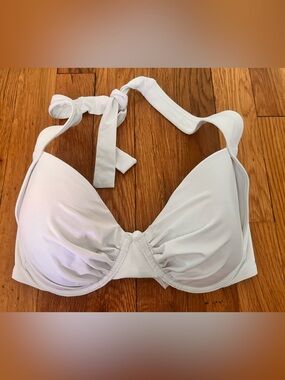 Tommy Bahama White Halter Swim Top - 34D